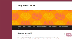 Desktop Screenshot of amybhatt.com